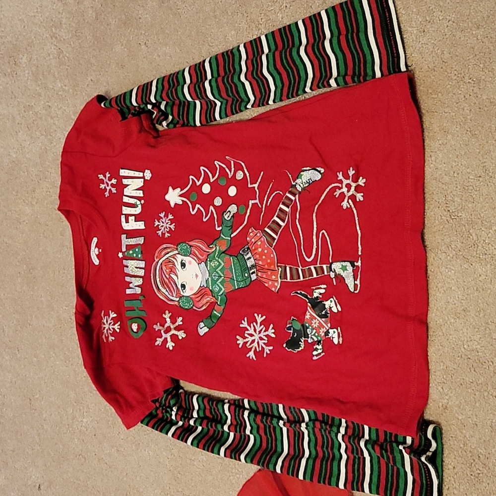 2 girl Christmas/winter season shirts
